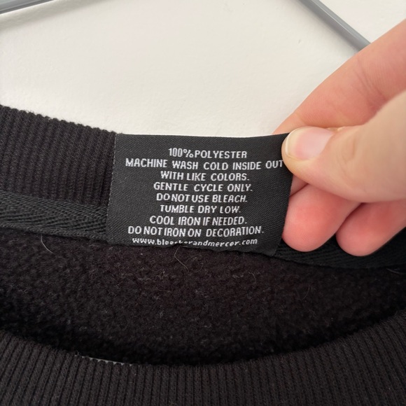 Bleecker & Mercer "Born with a Silver Spoon" Bear Crewneck - Large - Picture 5 of 6